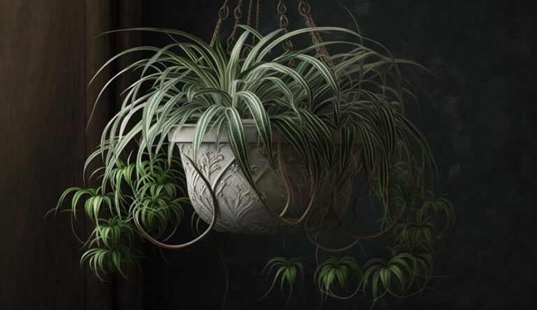 Droopy Spider Plant